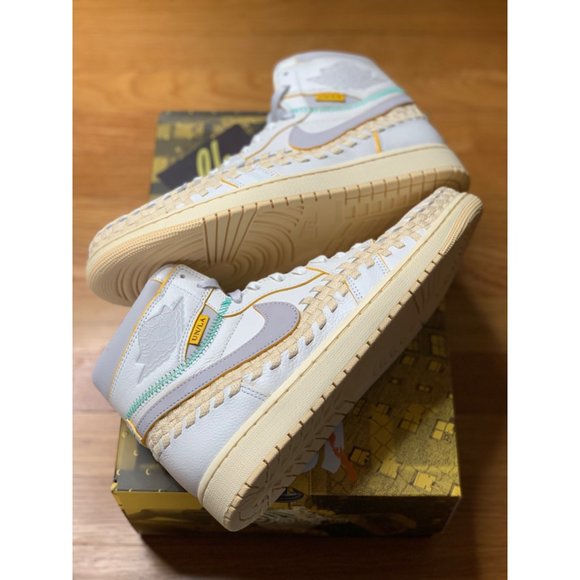 Mens 10 Air Jordan 1 Retro High OG SP “Union LA” Athletic Basketball Sneakers FD - Picture 9 of 10